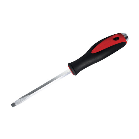 URREA Striking Bimaterial Screwdriver, 1/4" X 6" slotted type. 9116G